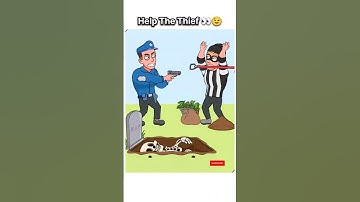 Help The Thief 👀😉 : HideMyProof 😜 #shorts #subscribe #gameplay #animação AAUGH