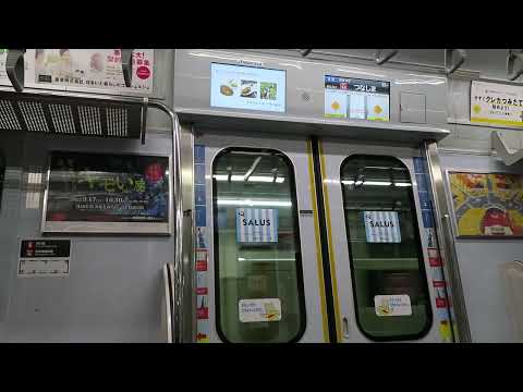 【いい音】東急５０５０系(VVVF-日立IGBT)　５１７５F　　車内案内表示器LCD　　東横線