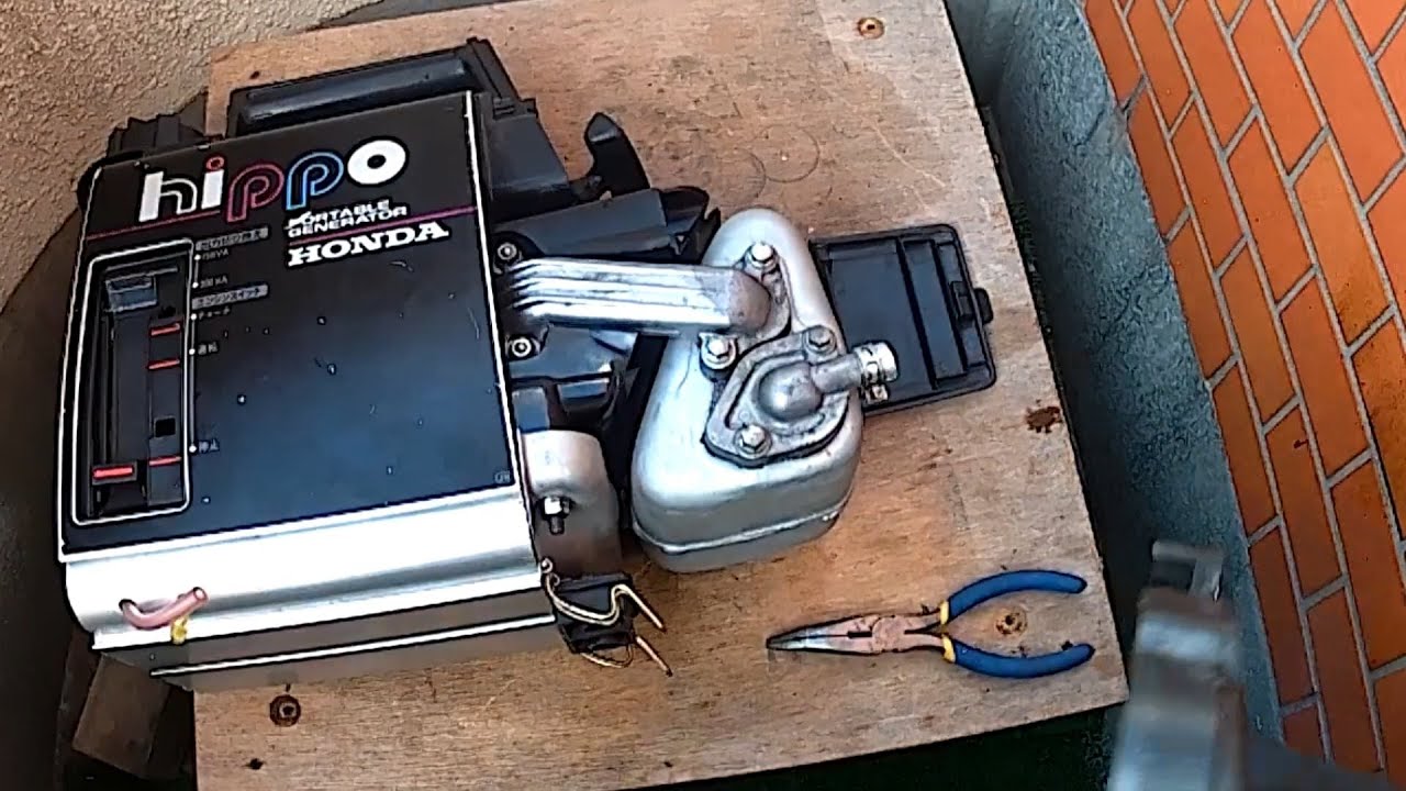 Honda EX300 ジャンク品 レストア part.5 完成、動作確認 - YouTube