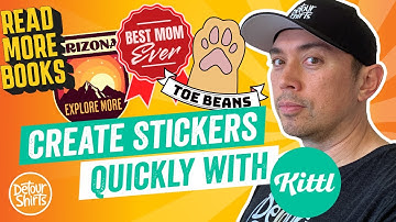 How To Make RedBubble Stickers Quick & Easy with Kittl (Step by Step Tutorial for Non-Designers)