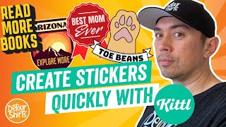 How To Make RedBubble Stickers Quick & Easy with Kittl (Step by Step Tutorial for NonDesigners)