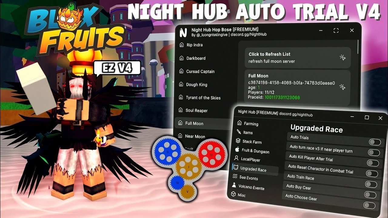 🔥BEST] Blox Fruits Script|(AUTO TRIAL V4 + AUTO FIND FULL MOON