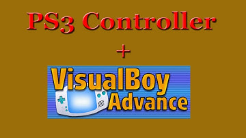 PS3 Controller on Visual Boy Advance!