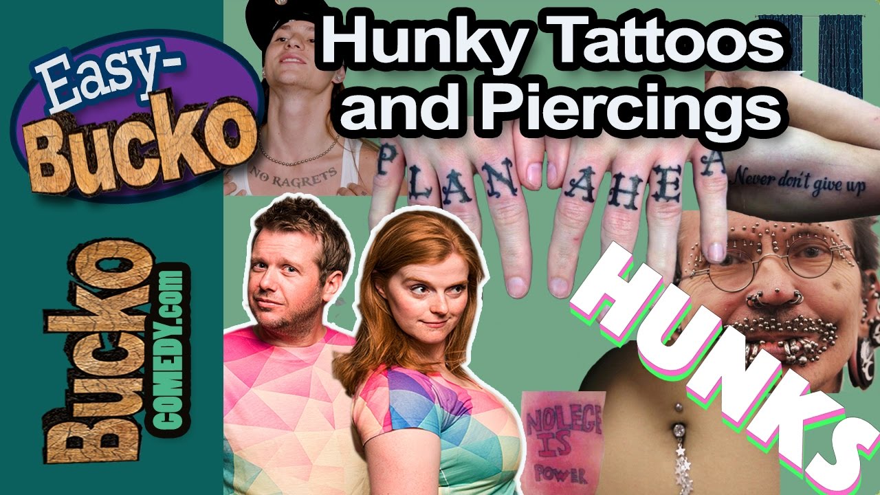 Hunky Tattoos and Piercings - Easy Bucko