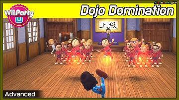 Wii Party U - Dojo Domination ( Advanced Mode, Eng Sub ) Player Jackie