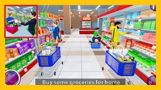 Supermarket Shopping Game Simulator Family Mall 3D screenshot 1