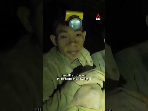Video Miners trapped in Laos cave send messages home