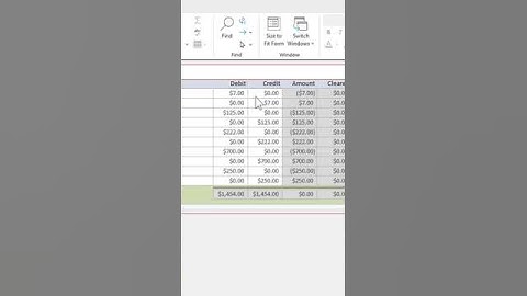 Dubbel boekhouden in Microsoft Access #shorts