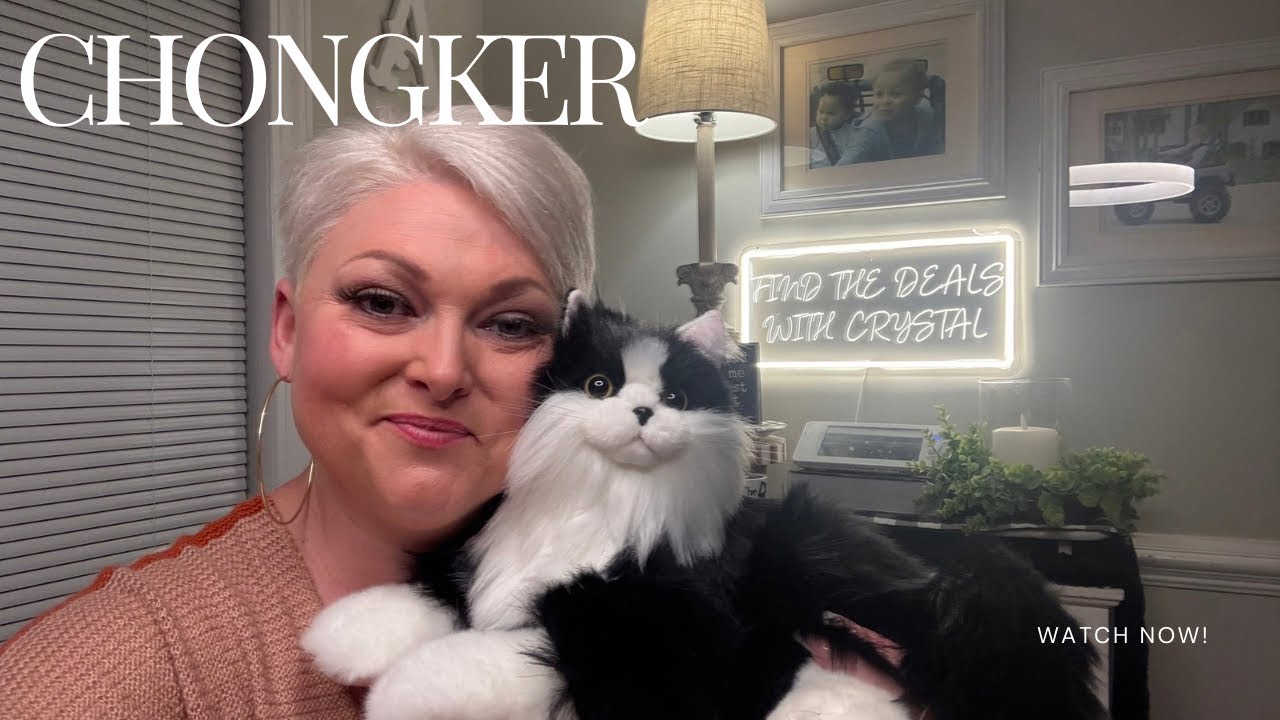 CHONGKER ROBOTIC CAT PERCY - THE PERFECT GIFT FOR SENIORS