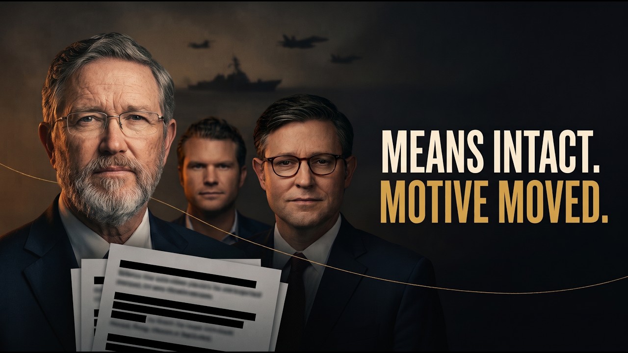 Massie, Hegseth & the Epstein Petition: Why Congress Stopped Checking