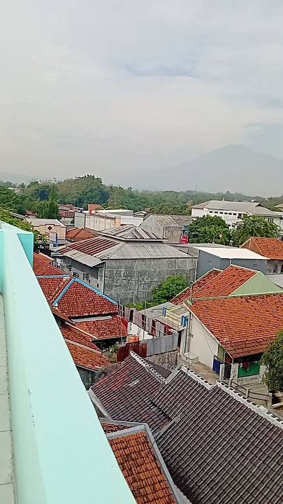 Pemandangan dari ketinggian lantai 3 gedung ma'had aly