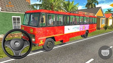 Indian Sleeper Bus Simulator 3D Bus Games - Bus Wala Game - Android Gameplay