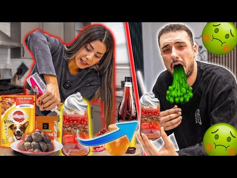 MARKETTEKİ HER ŞEYİ KARIŞTIRIP İÇTİK !? (Smoothie Challenge)