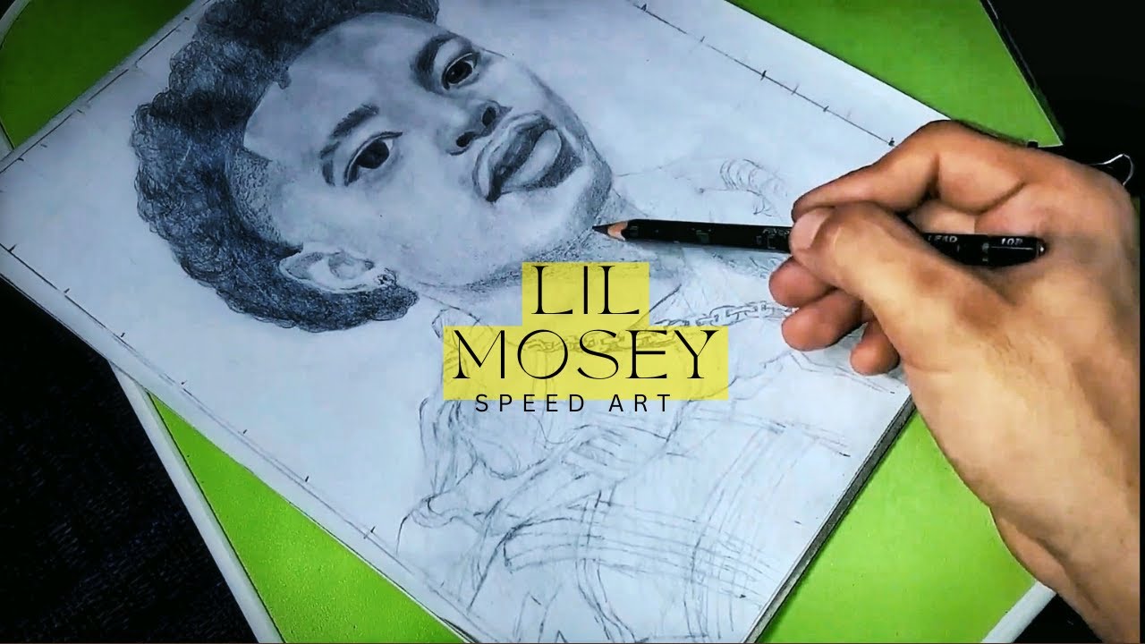 Lil Mosey - Speed Art (Sketch)/ @LaxMAN