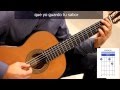 Cómo tocar "Sabor a mi" en guitarra / How to play "Sabor a mi" on guitar