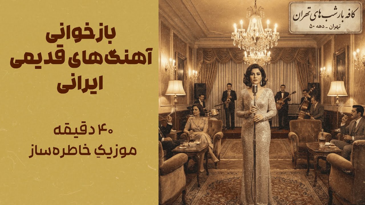بازخوانی 40 دقیقه آهنگ قدیمی ایرانی و مرور خاطرات