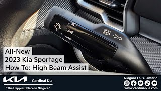 All-New 2023 Kia Sportage How To Use Your High Beam Assist
