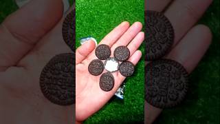 Wow Mini Oreo 🍩 With Dark Chocolate &amp; White Cream #Shorts
