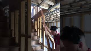 Installing handrail nogs