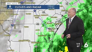 Cloudy, breezy, wet and chilly through the weekend; midweek drying expected