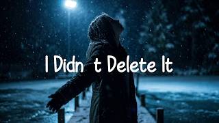 SchoolCho - I Didn’t Delete It (Official Audio)