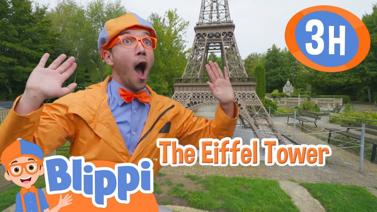Blippi Goes to Mini Paris! 🗼🏰 Jumping by the Eiffel Tower! | Blippi | Kids TV Shows