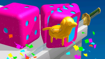 Very Satisfying and Relaxing ASMR Slicing Game Levels 13-15