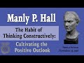 Manly p hall positive thinking