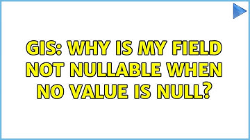 GIS: Why is my field not nullable when no value is NULL? (2 Solutions!!)
