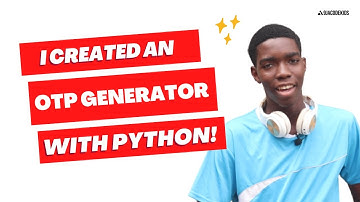 Kamsi, creates a one time password generator with Python Programming