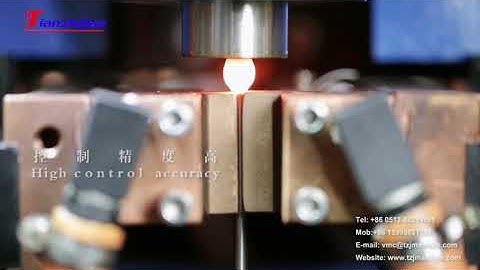 Servo control electrical upsetting machine