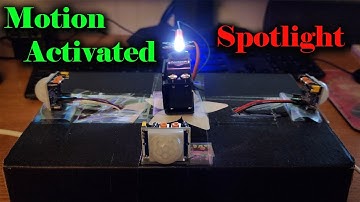 Transform Your Boring Room with This Amazing Arduino Motion Activated Servo Spotlight Project!