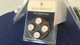 Maserati Valve Stem Caps $18.99 1 Pack Video Maserati Valve Stem Caps