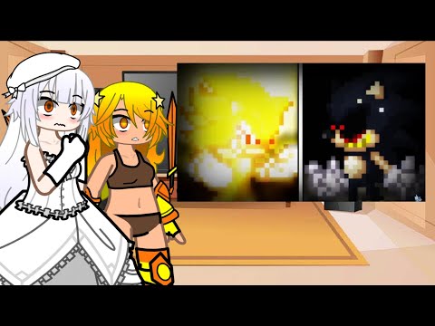 Mob Talker React To Fleetway Sonic vs Sonic Exe | Gacha Club.