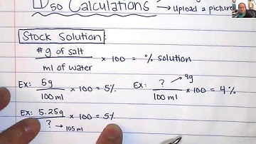 LD50 Lab Video #3: Concentration Calculations