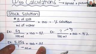 Ld50 Lab Video Concentration Calculations