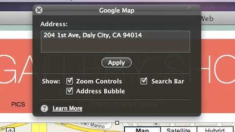 iWeb09: B04 Adding Google Maps CC