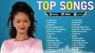 Rihanna, Taylor Swift, Selena Gomez, Ed Sheeran, The Weeknd, Adele, Justin Bieber 🎶 Top Hits 2024