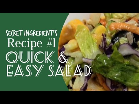 VEGETABLE AND FRUIT SALAD WITH TUNA || Quick and Easy