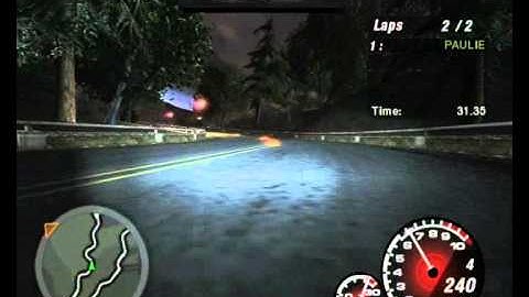 NFSU2: Observatory w/o NOS lap in 44.47 sec with Toyota Corolla AE86 [v1.0]