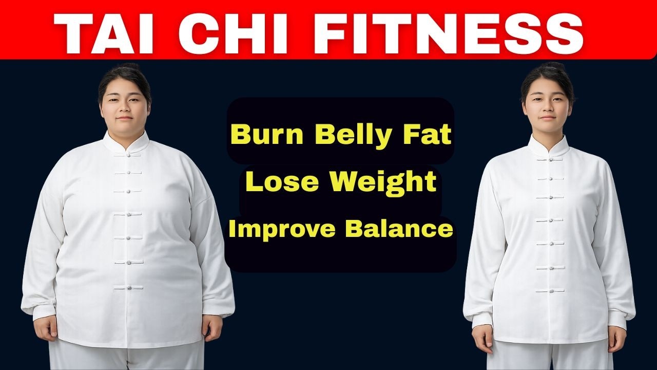 Тайцзи для сжигания жира | Тренировка всего тела для тонизирования и придания формы / AgelessWell...