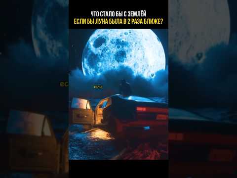 Если бы Луна была в 2 раза ближе #космос #катаклизмы #невероятныефакты
