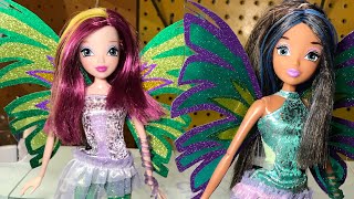 Making new wings for my Sirenix dolls!! Winx Club Jakks Pacific custom dolls
