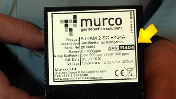 ST-IAM - ST Integrated Area Monitor Calibration from Murco Gas Detection