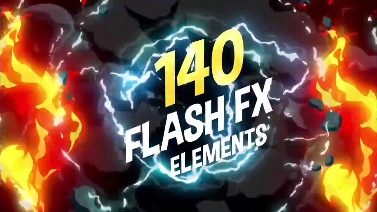 140 Flash FX Elements After Effects / Qualquer versão 140 Flash FX Elements After Effects / Qualquer versão
