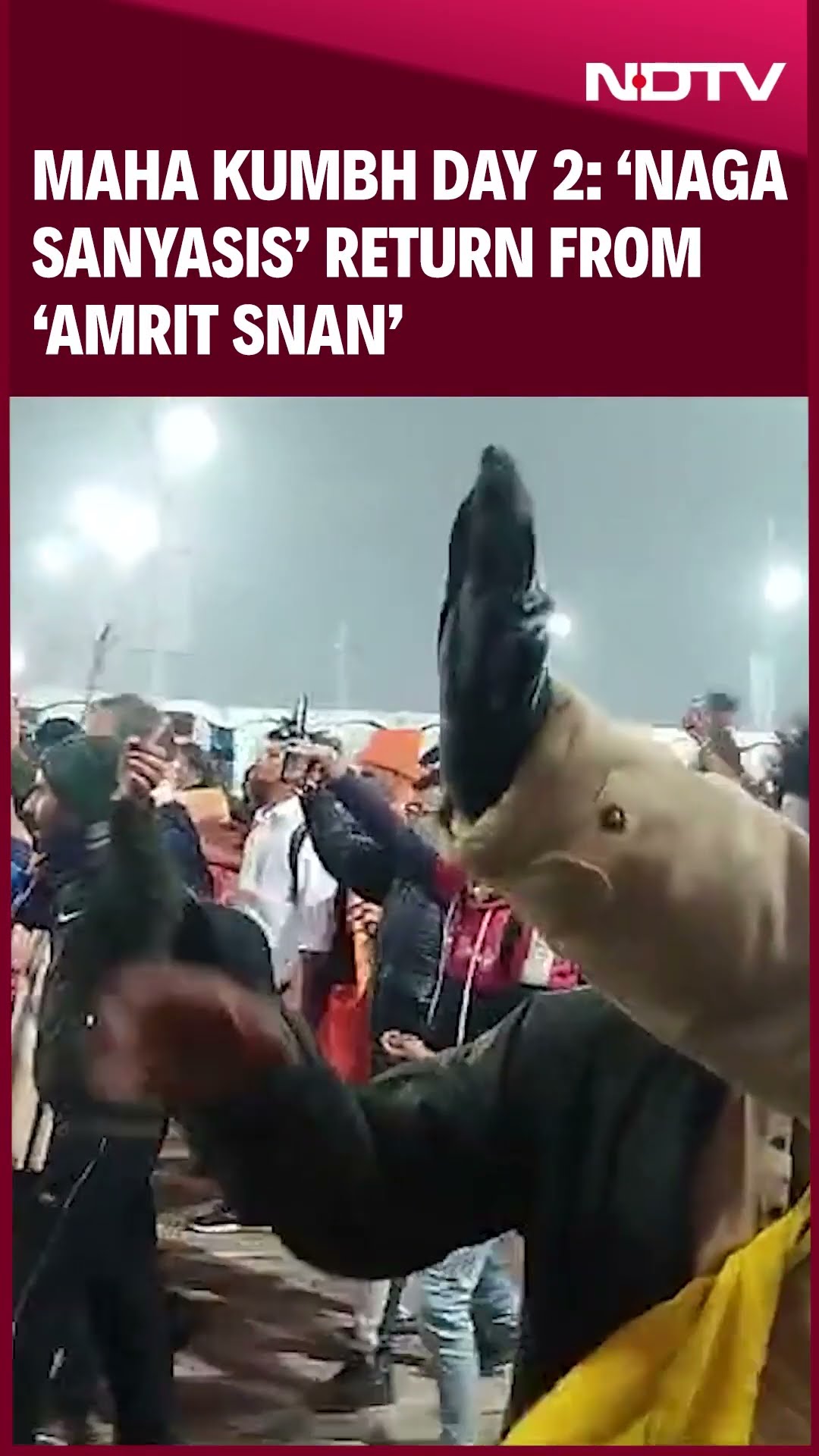 Maha Kumbh Day 2: 'Naga Sanyasis' Return From 'Amrit Snan'