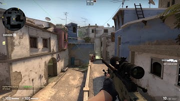 Smoke mid window from T base - Mirage (64 tick)