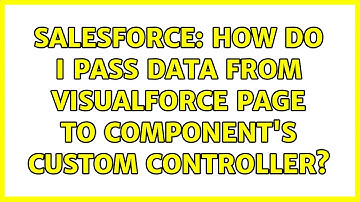 Salesforce: How do i pass data from visualforce page to component