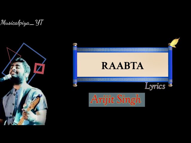 Raabta (Lyrics) || Arijit Singh || Agent Vinod class=