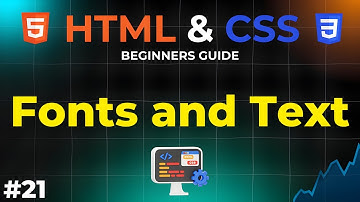 Goodbye Boring Text! Master Fonts and Text Styles in CSS [ HTML and CSS Beginners Guide ]